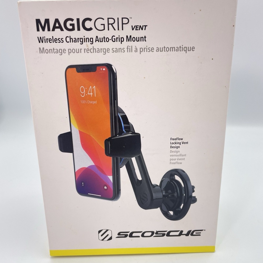 Scosche‎ Magic Grip Vent Auto-Grip Wireless Charging Mount